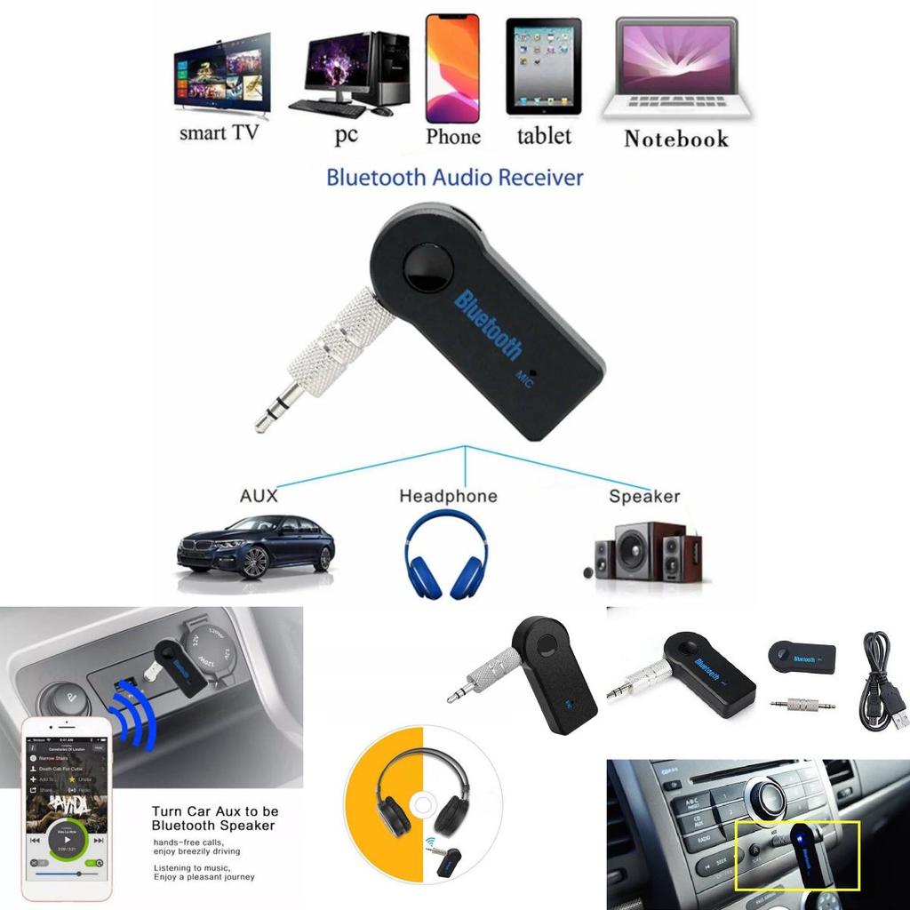 Hochwertiger Auto Bluetooth Adapter 3,5 mm Kabelloser Audioempfänger für Autos