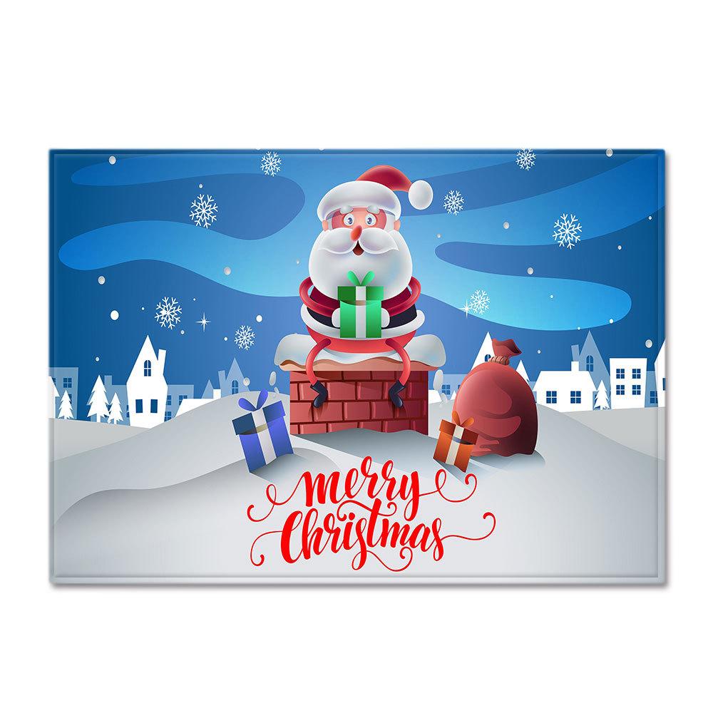 Christmas Living Room Floor Mat Bedroom Dining Room Carpet Carpet Doormat