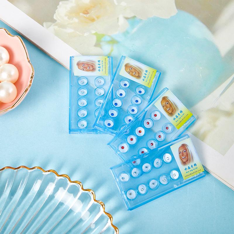 10pcs Tooth Gems Acrylic Diamond Bur Dental Material Jewelry Kit Crystal Tooth Decoration Teeth Whitening Studs