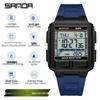 SANDA Teen's Luminous Waterproof Multifunction Sports Watch
