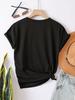 Beautiful Gold Script Women's Tee - Casual Burgundy Graphic Top