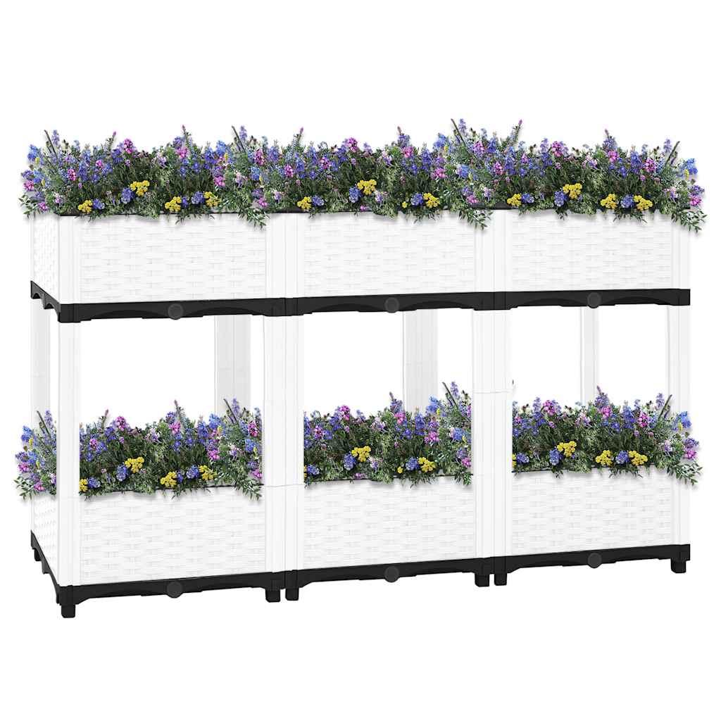 Vidaxl Raised Garden Bed, 120X40X71 Cm, Polypropylene