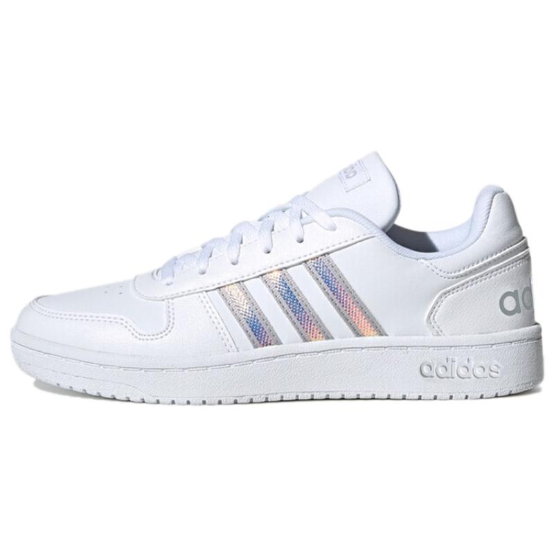 Adidas Hoops 2.0 'White Silver' Women's Sneakers FW3535