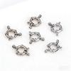 DIY Stainless Steel Jewelry Connector: 8-Spring Clasp for Bracelets, Necklaces, and Steering Wheel Ornaments