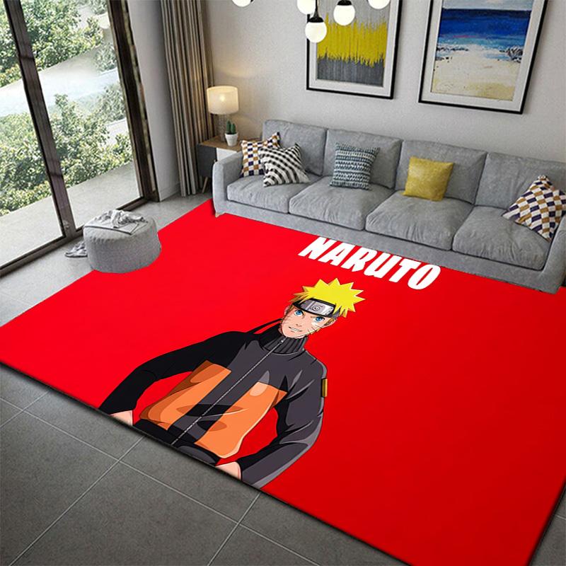Naruto Anime Mystic Symbol Area Rug Non-Slip Washable Carpet for Home Decor