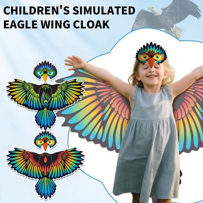 Peleryna Miękkie i Elastyczne Nakrycie Głowy Kostium Cosplay na Imprezę i Przebieranki COSplay Dekorowana Peleryna Ptaka