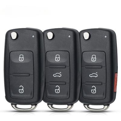 2/3/4 Buttons Car Remote Key Shell Case Fob for Volkswagen VW Beetle CC GTI Tiguan Golf Jetta Passat Sagitar Polo MK6 for SEAT Skoda Octavia