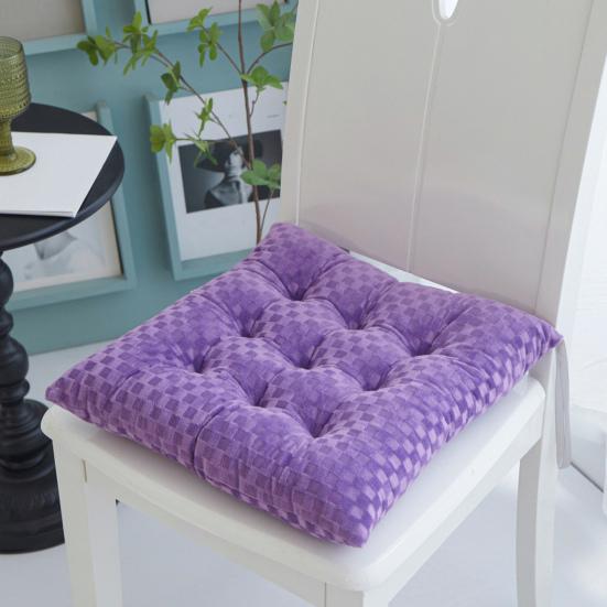 Seat Cushion Soft Comfortable Chair Seat Pad Long-lasting Wear-resistant Square Seat Pad for Home Office