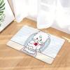 M-Mikkos-Cat Entry Door Floor Mat Festive Decorations Carpet Bathroom Anti-slip Mat Entrance Doormat