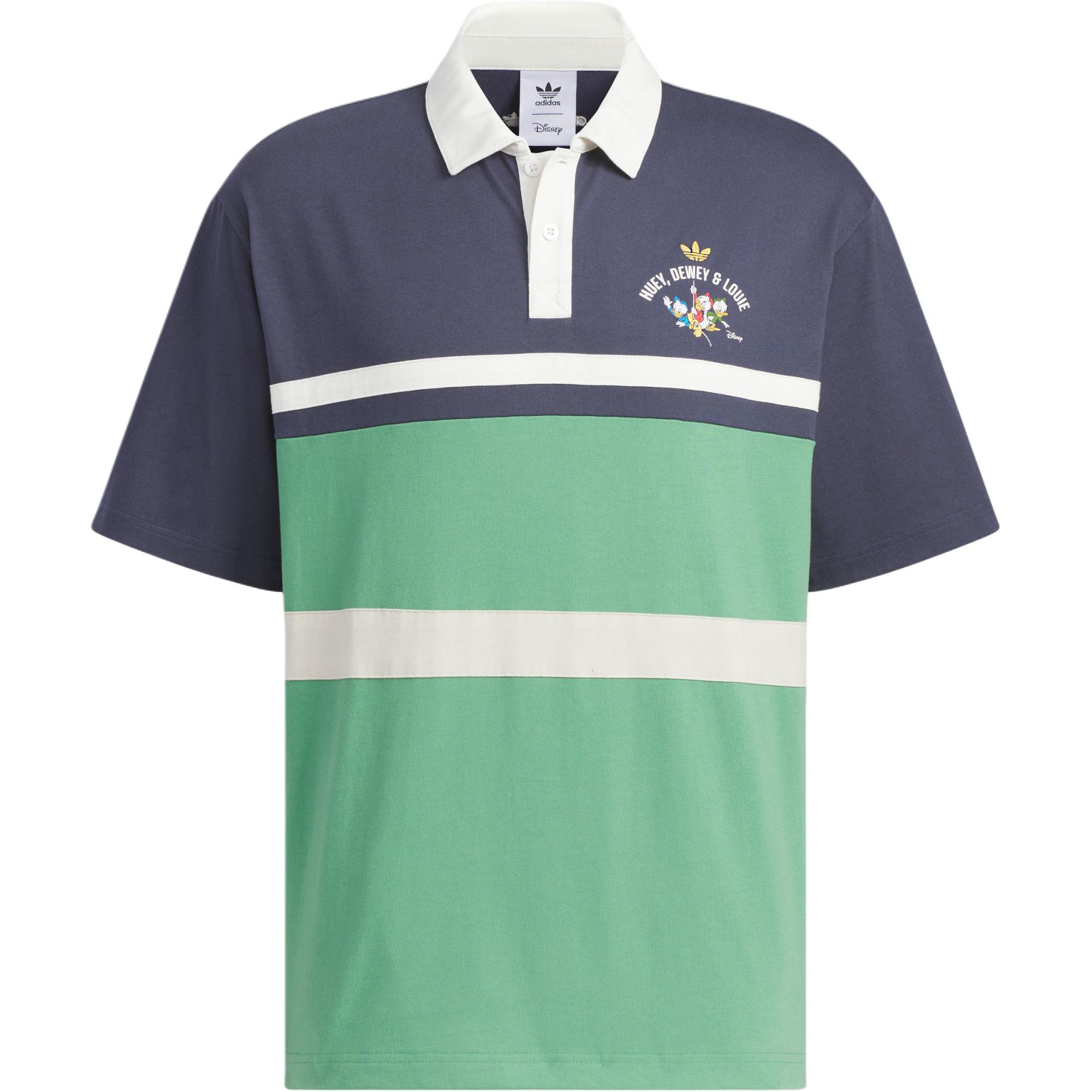

Adidas Совместная брендированная рубашка-поло X Disney HDL SS Повседневная рубашка-поло с короткими рукавами унисекс Бирюзово-зеленый JL6478 L