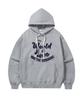 World & Love Applique Hoodie_Gray
