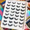 Richsky 3D Mink Lashes With Eye Lash Packaging Box Bulk Fluffy Handmade Mink Eyelash