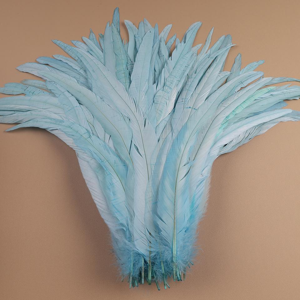 Rooster Feathers 35-40cm 40-45cm Handicraft Crafts DIY Natural Feather Handwork Party Plume Carnival Decoration