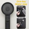 Massage Spa Pressurized Shower Head 3 Modes High Pressure Filter Rainfall Shower Large Flow Spray Nozzle Bathroom Accessories