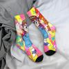 Hip-Hop Kawaii Arale Basketballsocken Anime Dr. Slump Polyester Lange Socken für Damen Herren Rutschfest