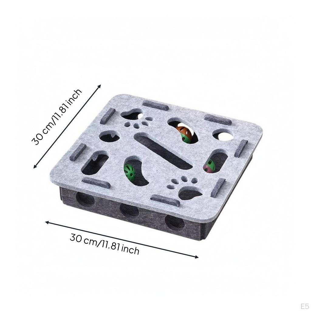 Cat Puzzle Maze Toy | Compact LowProfile Size, with Balls, for Boredom Relief 1
