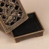 1 Piece Indoor Aromatherapy Home Ornament Square Vertical Incense Burner Small Xiangyun Alloy Incense Holder