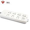 BULL 8-Outlet Power Strip CN Plug (adapter Included)
