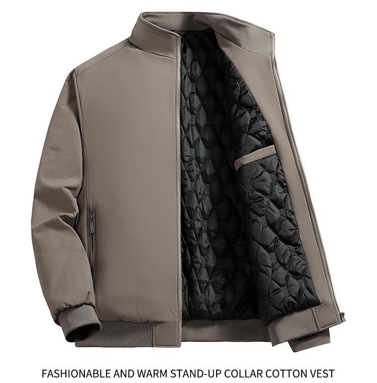 Men's Winter Fleece-Lined Thick Jacket – Trendy, Versatile, Warm, Cotton Padded Coat 2026
