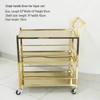 Premium 2-Layer Hotel Service Trolley
