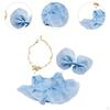 Girl Doll Clothes Bow Headdress Decor Tulle Dress Set for Dolls Age 57 810 Style A
