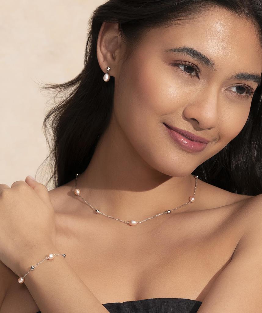 Olivia Burton Trend by the Sea Pearl Bead Silver Authentic 24100203 Bracelet, Imported, Women's,