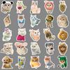 100 Cute Animal Cat Stickers: Waterproof Decorative Decals for Phone Cases and Laptops