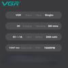 VGR Hair Trimmer Cordless Hair Cutting Machine Electric Hair Clipper Professional Haircut Barber DLC Blade Trimmer for Men LED Digital Display V-930