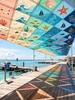 Rainproof Sun Shade Sail for Outdoor Spaces - Triangle Canopy for Beach or Courtyard