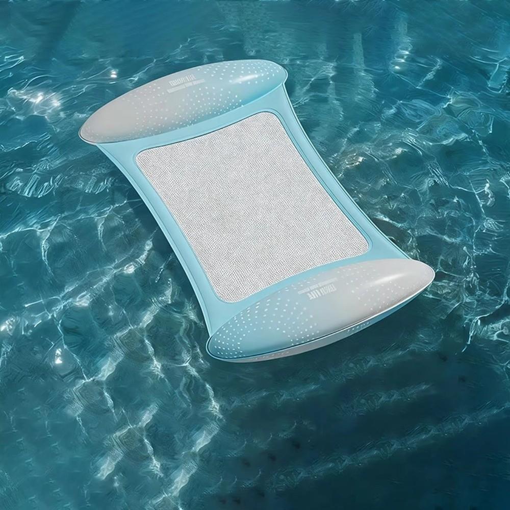 Mesh Seat Pool Float Floating Raft Pool Lounger Float Durable Adults Swimming Float Bed