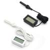 Mini Convenient Digital LCD Thermometer Sensor Hygrometer Gauge Refrigerator Aquarium Monitoring Display Humidity Detector