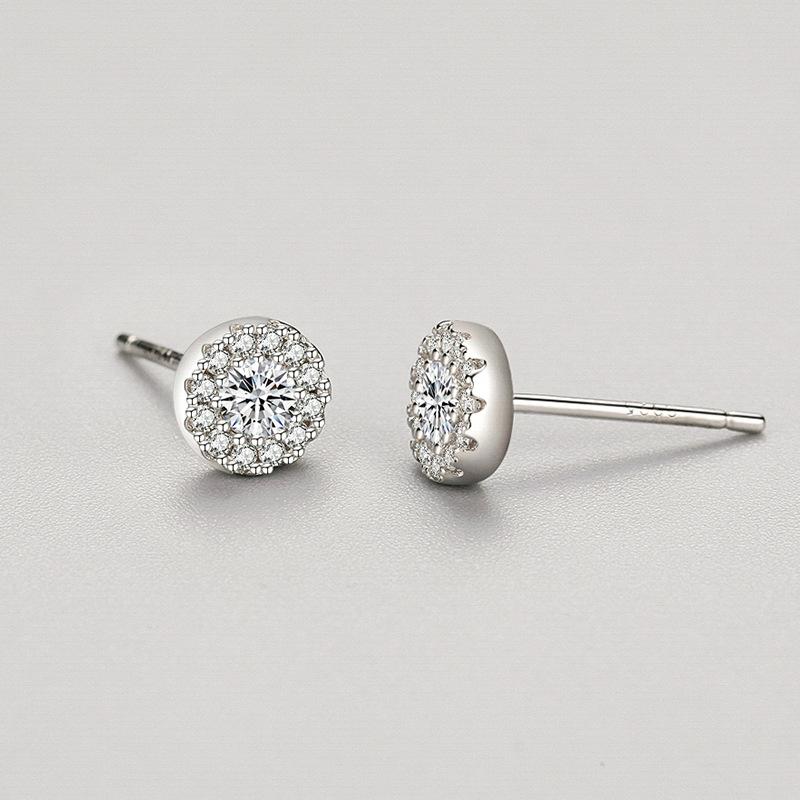 Tancise 925 Sterling Silver Zircon Earrings Drop Earrings For Women Wedding Party Gifts