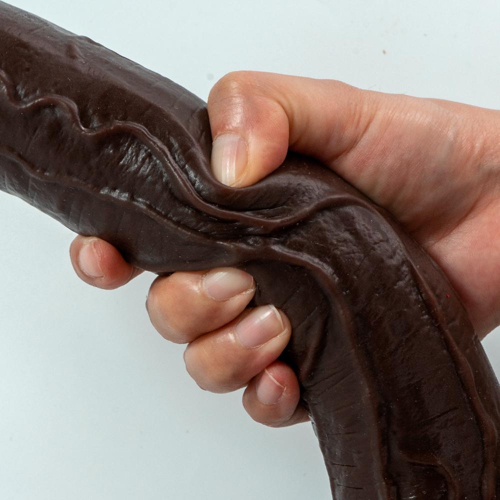 Black Giant Super Soft Super Long Dildo Anal Plug Female Dildo Female Manual Masturbator Adult Sex Toys