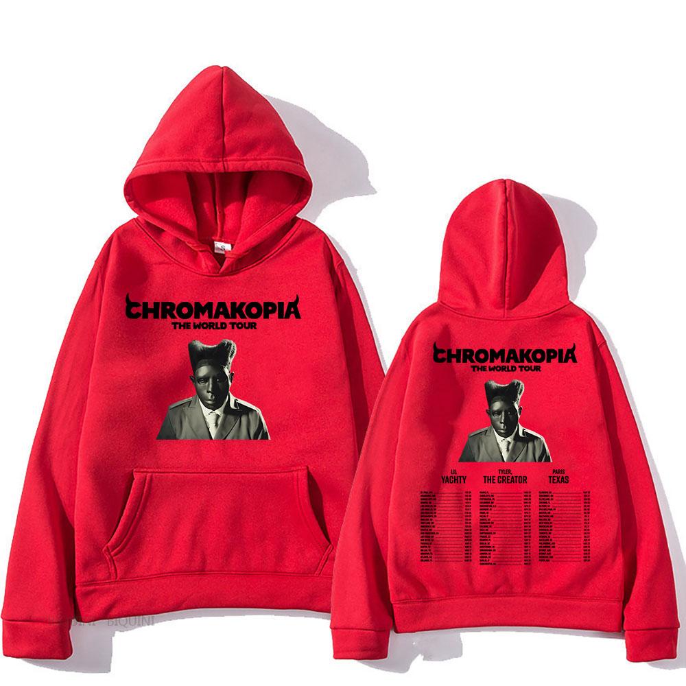 Chromakopia The World Tour 2025 Hoodies Rapper Tylerr The Creator Printing Sweatshirts for Winter Unisex Hoody