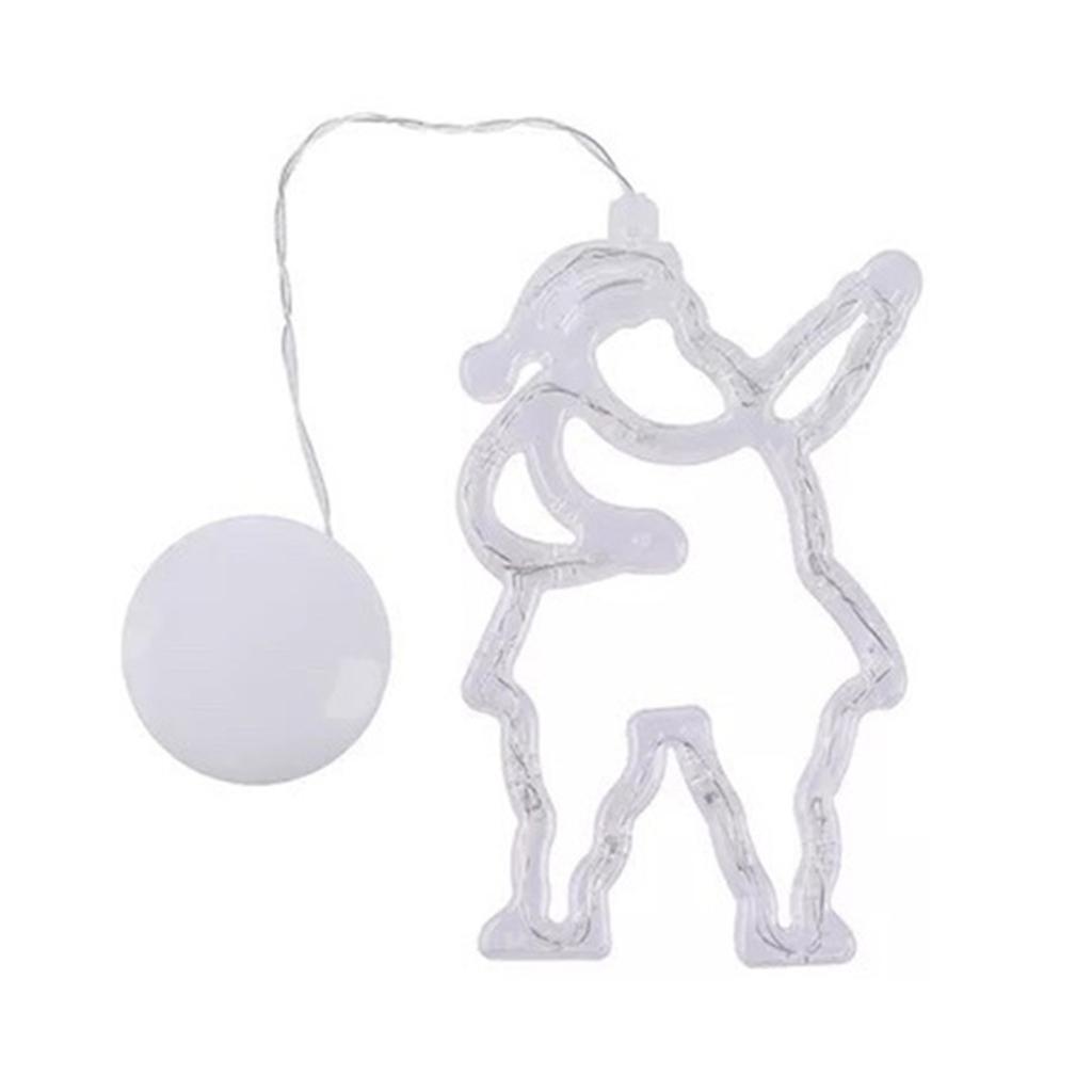 Christmas Cartoon Suction Cup String Lights Fashionable Multi-Color Light String For Festival Parties