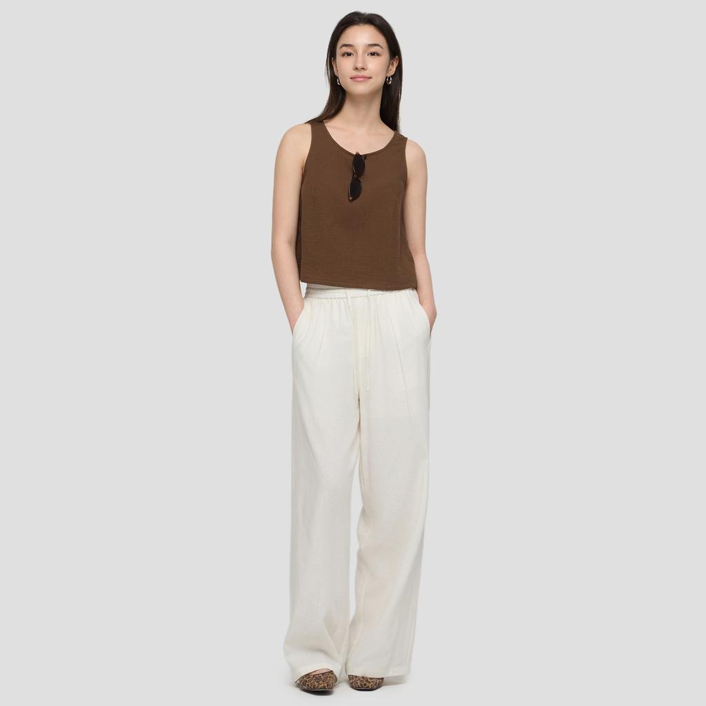 Gap Classic Loose Fit Wide Leg Casual Pants Women Bottoms 892958