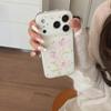 Korean Style Ins Cute Soft Crystal Lily Flower Phone Case for iPhone 17ProMax 15 16Pro 14 Full Coverage Double Layer High Value