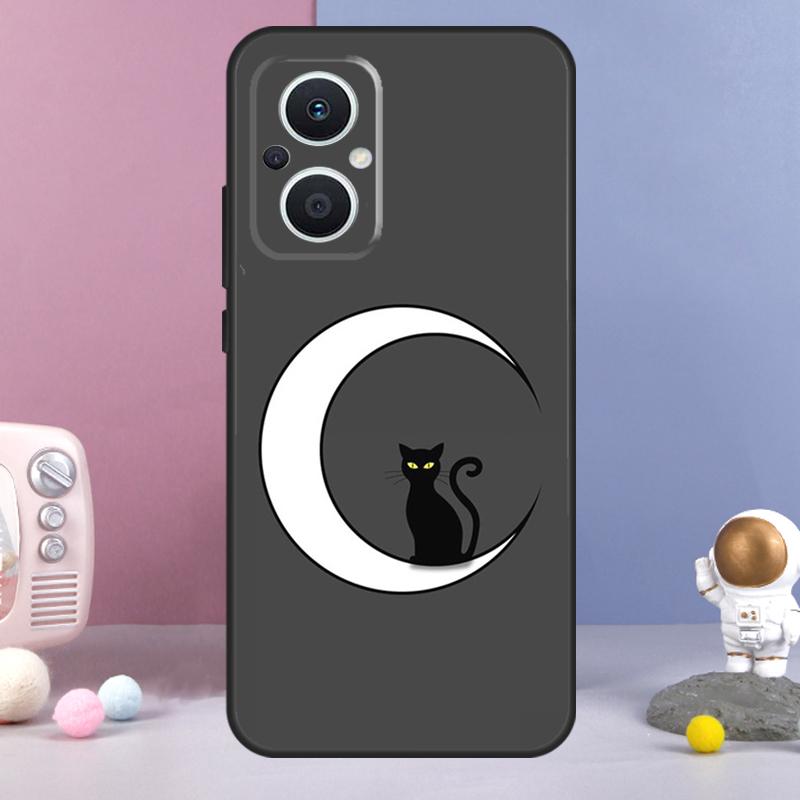 Witches Cat Moon Funda For OPPO Reno 12 F 11F 13F 14F 10 11 13 14 Pro 7 8 Lite OPPO Find X9 X6 X5 X8 Pro Case