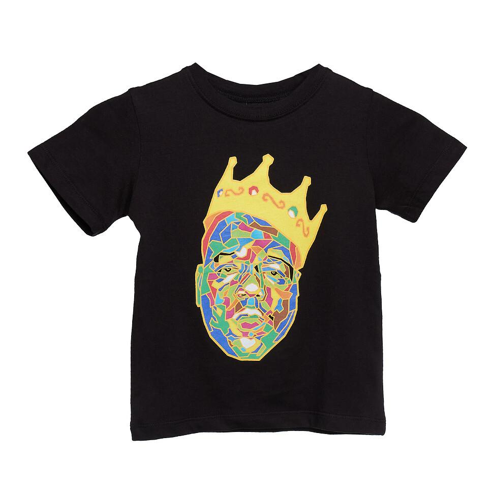The Notorious B.I.G. Biggie Crown Toddler T-Shirt Black S