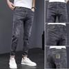 Men's Slim Fit Stretch Jeans - Stylish, Three-Dimensional, Straight Casual Pants