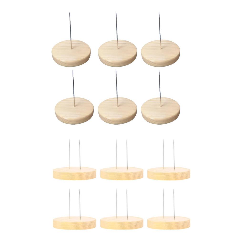 6 Pieces Crochet Dolls Display Stand Stable Pin Doll Display Holder for Action Figures Dolls Crochet Dolls Felting Animal Dolls