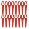 100Pcs   Plastic Cutter Blades For Electric Cordless Grass Trimmer Strimmer Tool Grass Trimmer Blades Replacement Garden Tool