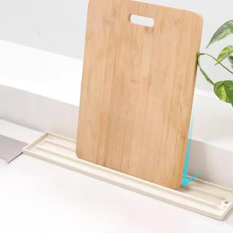 Sink Silicone Tray With Drain Soap Sponge Storage Holder Countertop Kitchen Tools Scrubber Brush Storage Rack Kitchen Organizer