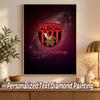 West Bromwich Albion FC Custom Name Text 5D Diamond Painting Kit DIY Full Drill Diamond Art Decoration