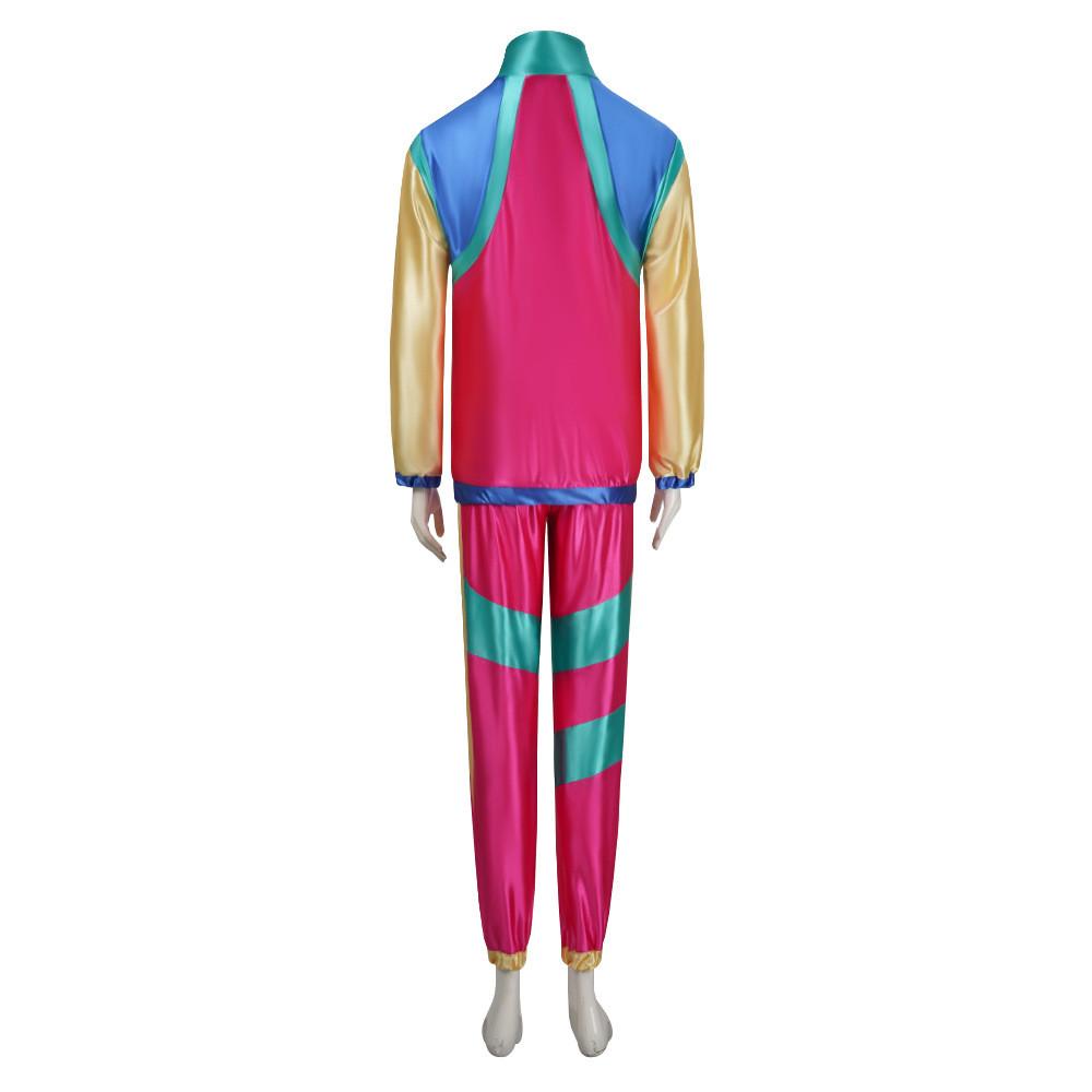 Game Themed Disco Costume For Couples 70s Retro Hipster Stage Wear