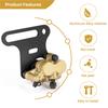 R4-Motorcycle Twin Piston Rear Hydraulic Brake Caliper Bracket For 125Cc 140Cc Pit Dirt Bike