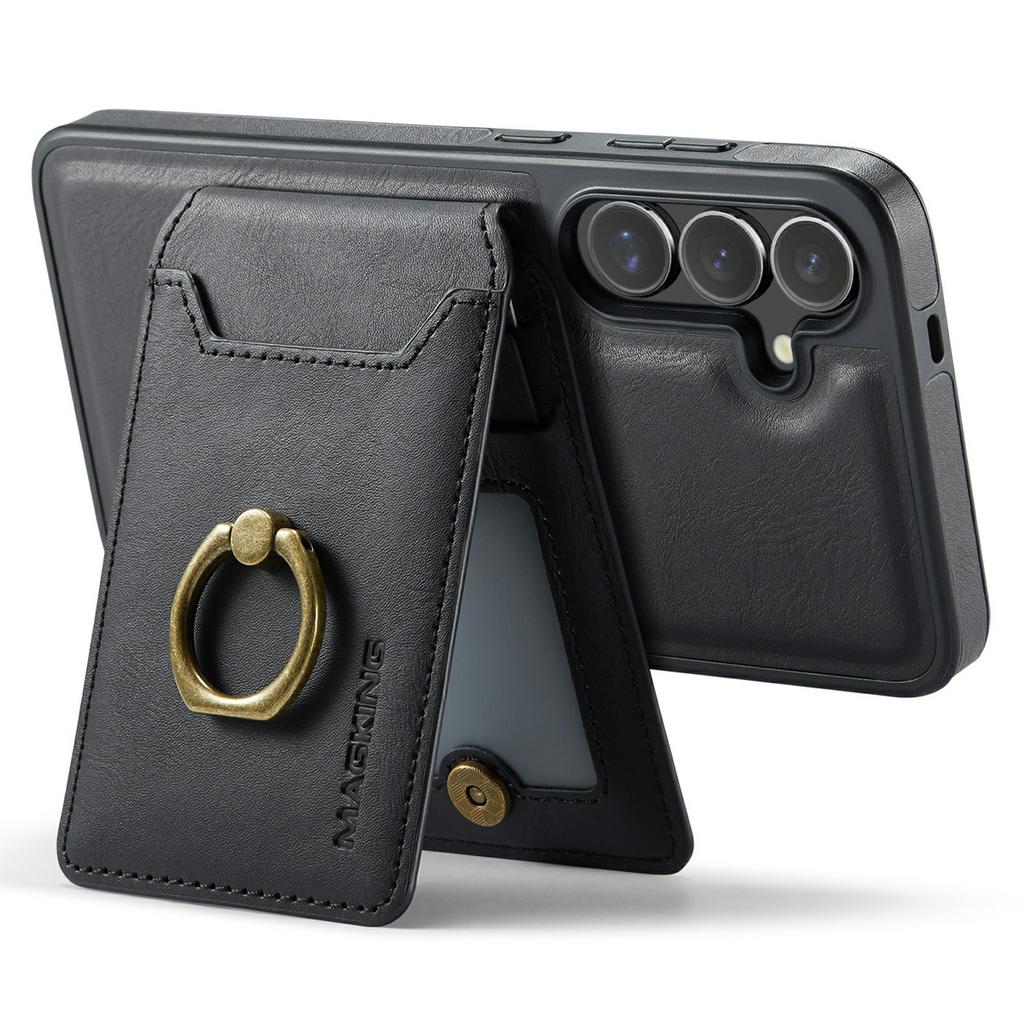 MAGKING K1 Series For Samsung Galaxy S26 / S26 Pro Magnetic Case PC + TPU + PU Phone Cover with Card Holder
