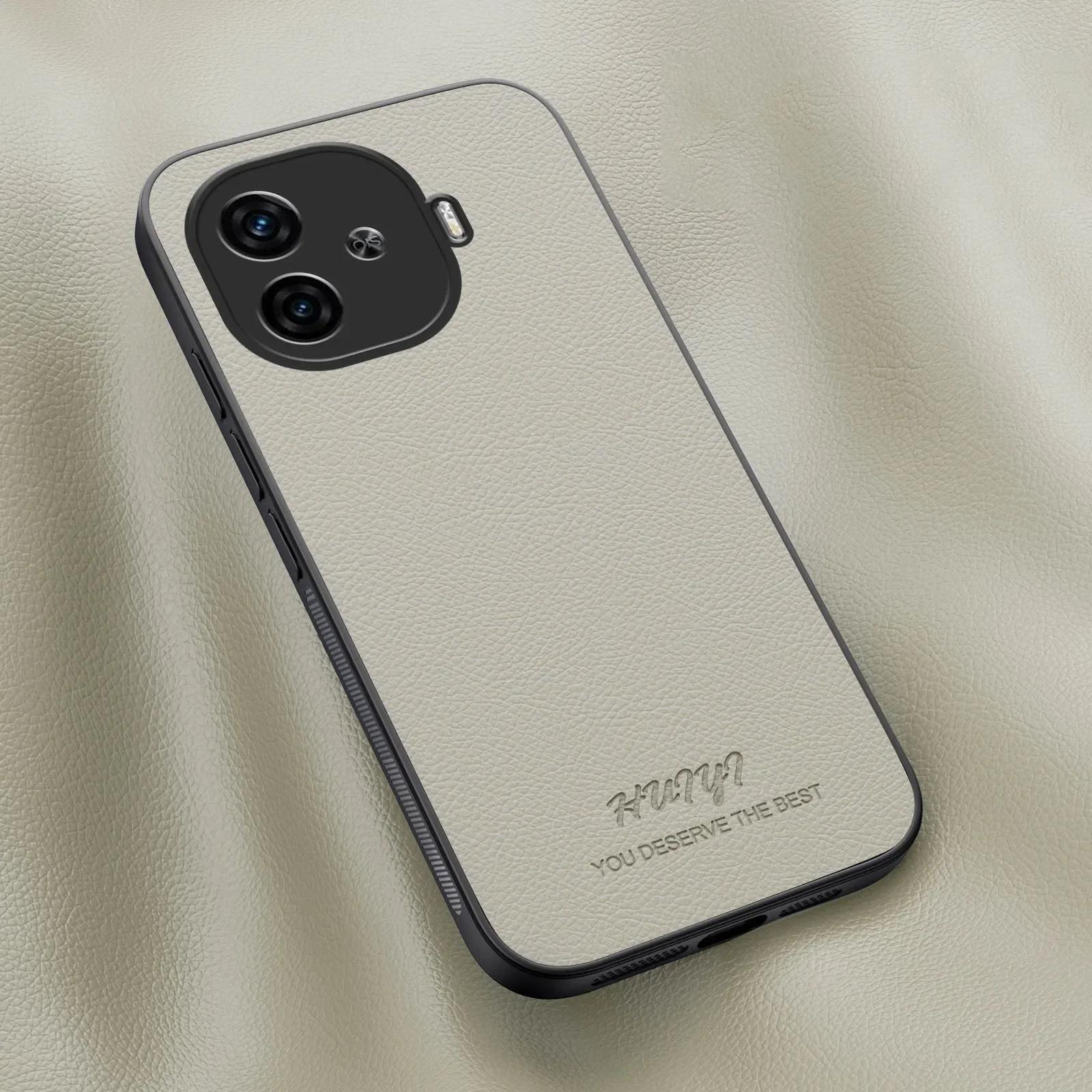 

Leather Phone Case for vivo iQOO Z9 Turbo Z7i U3 U3X iQOO 12 11 Pro 11s Neo Neo9s Pro Car Magnetic Holder Silicone Phone Cover iQOO Z9 Global белый