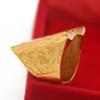 Gold Shop Same Style 9999 24K Real Gold Men'S Gold Ring With Adjustable Opening, Boss Style, Exquisite Luxury Jewelry