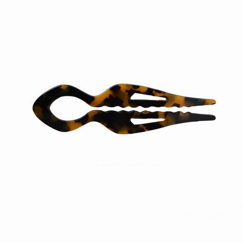 

Акрилова U-подібна шпилька для волосся у формі риб ячого хвоста Французька черепахова Ацетатна кручена шпилька Палички для волосся Шпилька для лінивого пучка Аксесуари для волосся A1